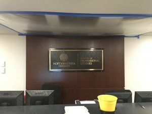 8th lobby signage