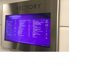 Abbott Lobby signage