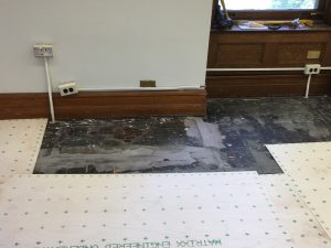 underneath hardwood
